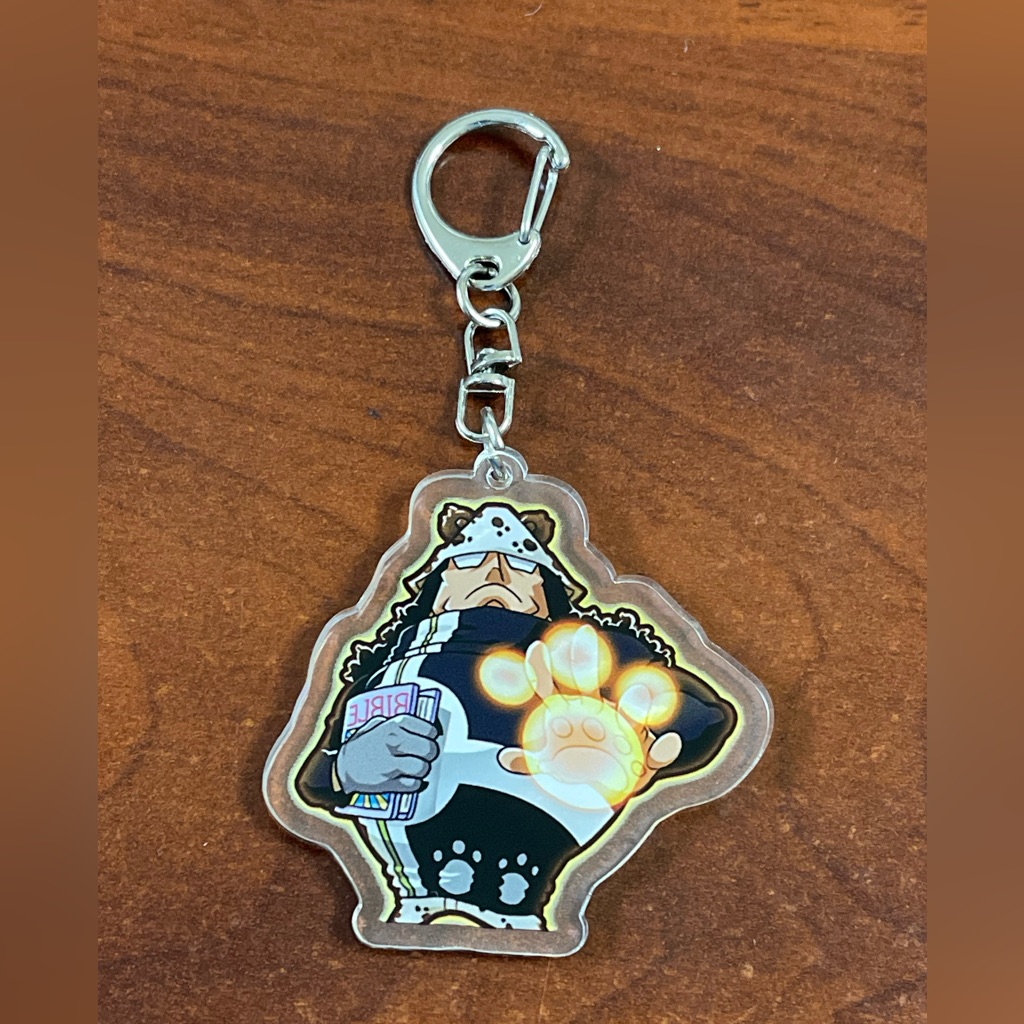 One Piece Bartholemew Kuma Keychain
